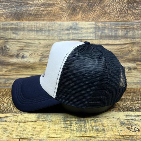 Washington Nationals Mens Trucker Hat Navy Snapback Montreal Expos Baseball Cap - Picture 4 of 8